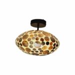 Plafondlamp Apollo 30 cm coin goud