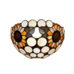 Tiffany Wandlampe Sonnenblume 28cm breit