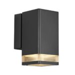 wandlamp zwart ip44 gu10