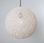 Hängelampe Abaca 60cm weiß