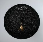 hanglamp abaca 45cm zwart