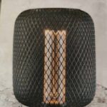 3 standen lamp met gaas zwart