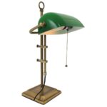 Tafellamp Ancilla 7961BR Brons bankierslamp