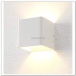 Strakke witte wandlamp voor binnenlampen, LED-designlamp voor slaapkamer, woonkamer, hal, modern interieur, LICHY LAMPEN.