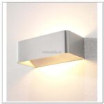 Mainz wandlamp aluminium  WL MAINZ ALU  LED aluminium 7 cm