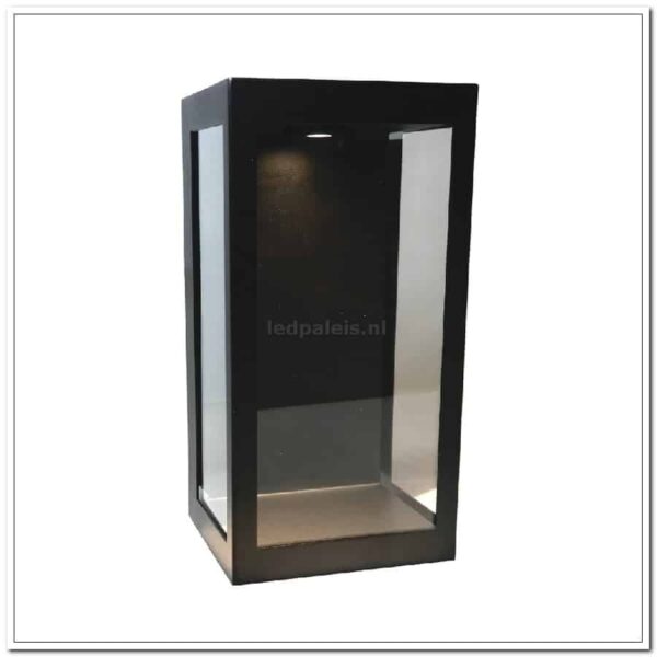 WL Rowin LED Außenleuchte schwarz 16x14x32cm LED 3W 3000K IP44