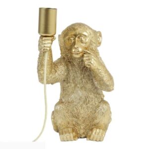 Abe siddende bordlampe guld e27