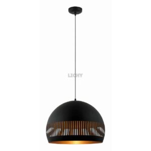 hanglamp globo zwart goud 50cm h 2550 z