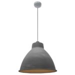 Hanglamp Industry Beton grijs 42cm