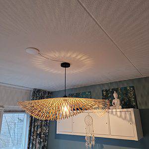 hanglamp hoed bamboe 100cm 2