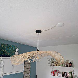 hanglamp hoed bamboe 100cm 2