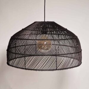 hanglamp riet montfoort 60cm zwart 510611