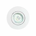 Inbouwspot rond kantelbaar 51mm wit