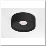 PL zwart "Orlando" Ø14cm 5h LED 10W 2700K 1000lm