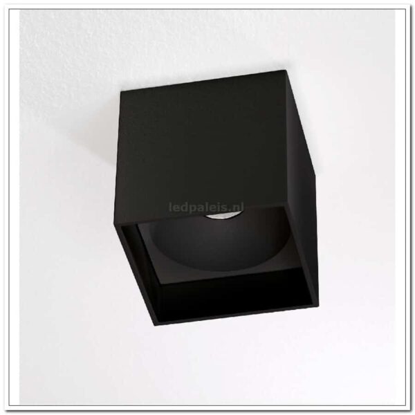 Deckenleuchte Spot schwarz "Brock" 10x10x10cm LED 7W dimmbar