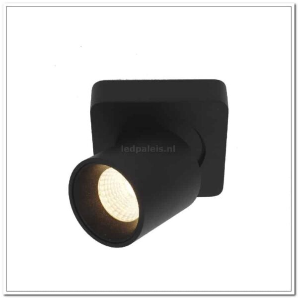 Strahler laguna schwarz 1-flammig quadratisch IP20 LED 6W 2700K 540lm dimmbar