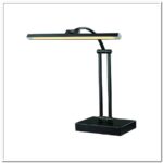 Tafellamp Matisse 42cm zwart T 7410 S pianolamp en burolamp dimmer