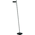 Gulvlampe Bling S 2461 Z sort 135cm med lysdæmper