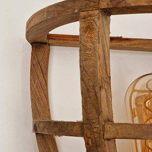 wandlamp hout 23cm