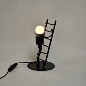 Kinderlampje Poppie Zwart op ladder 230023
