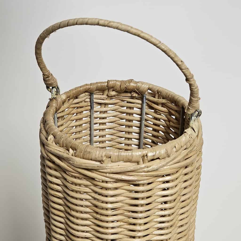lampe de table rotin citrouille 68cm naturel 511004