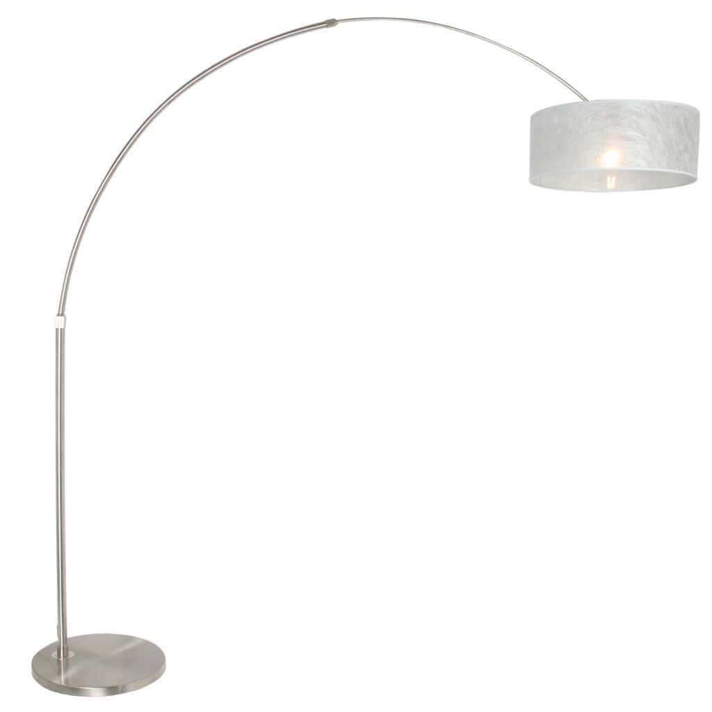 Lámpara de pie Sparkled Light 7268ST+K1066PS Acero-Sizoflor Plata Sparkled Light 9680ST