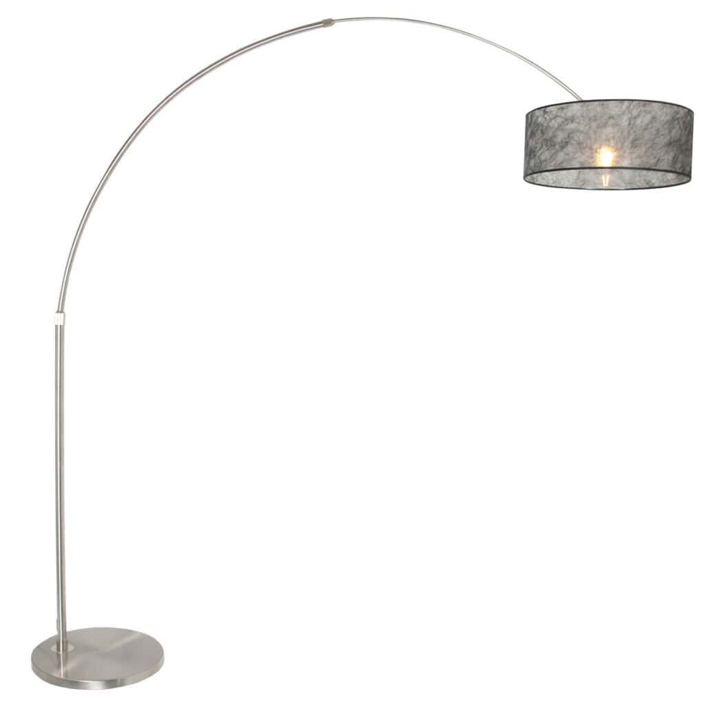 Lámpara de pie Sparkled Light 7268ST-K1066NS Acero-Sizoflor Negro Sparkled Light 9681ST