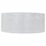 Eenvoudige witte plafondlamp met Textured afwerking, geschikt voor moderne interieurverlichting.