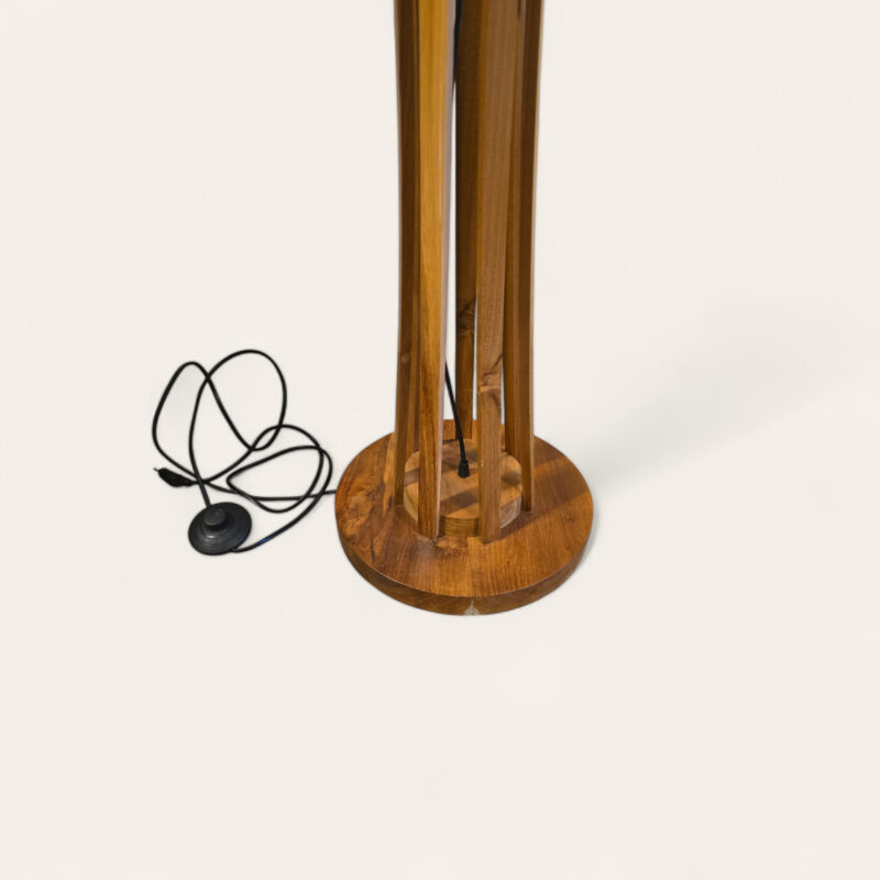 teak houten vloerlamp dioto 125cm
