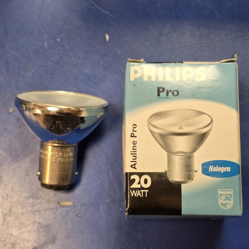 philips alluline pro 20w ba15d 12v 22gr fr halogen dimmable
