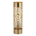 tafellamp giraffa goud 42cm e27 t 2401 gd freelight