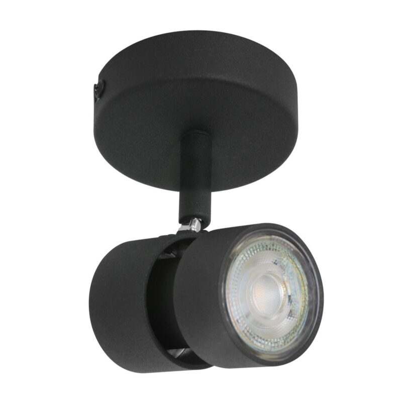 1 light Spot Natasja 7901ZW Black including GU10 light source - Image 2