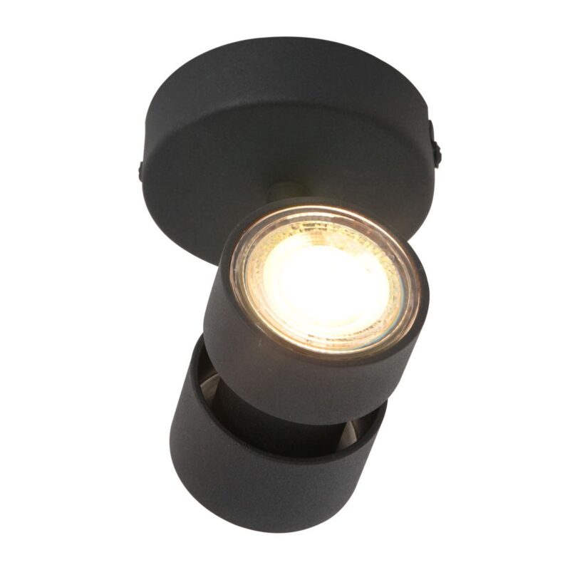 1 light Spot Natasja 7901ZW Black including GU10 light source - Image 10