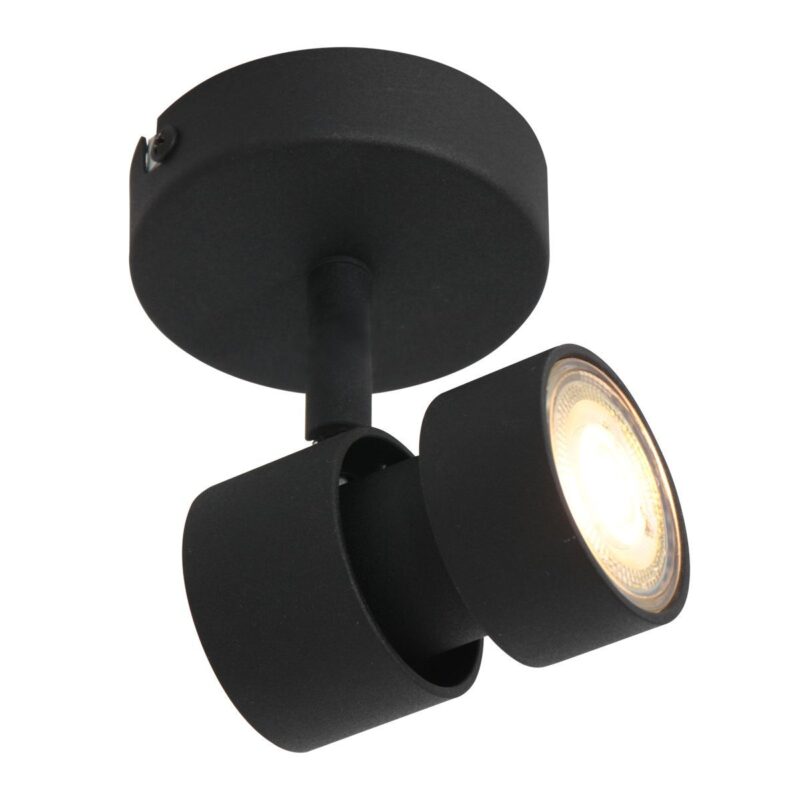 1 light Spot Natasja 7901ZW Black including GU10 light source - Image 11