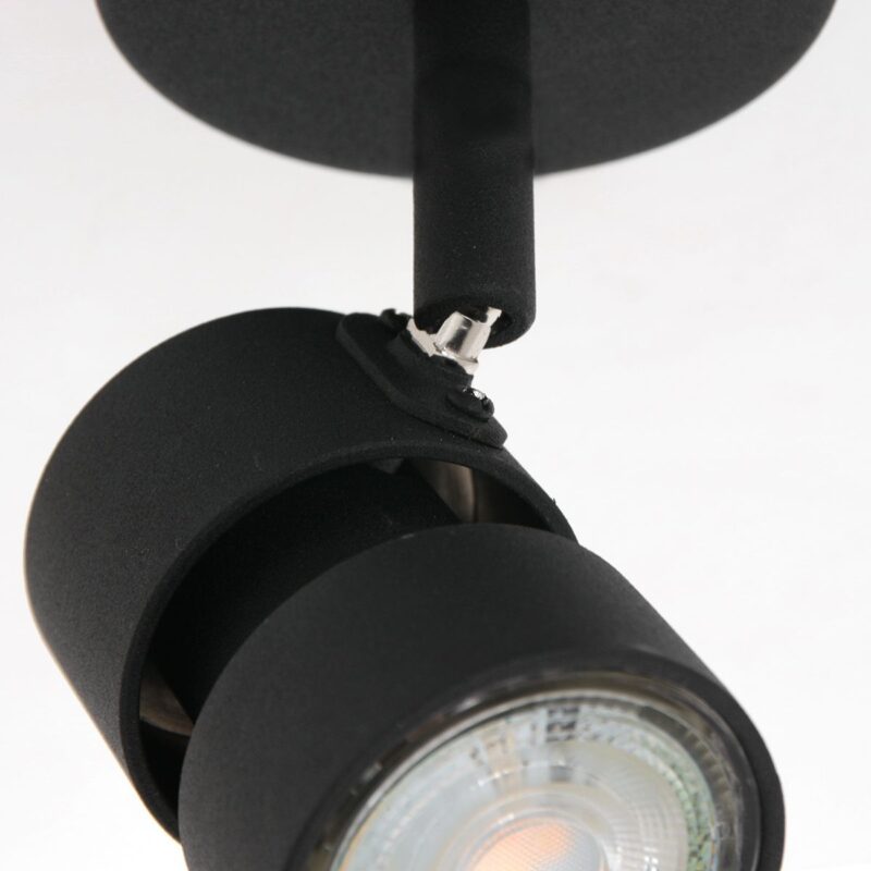 1 light Spot Natasja 7901ZW Black including GU10 light source - Image 5