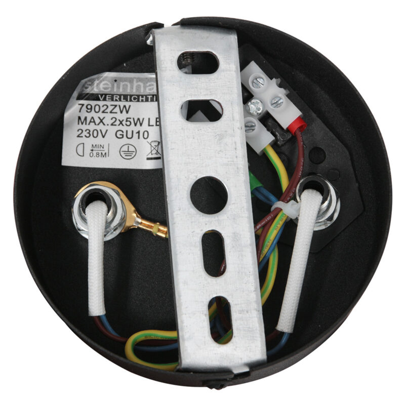 Spot 2 lumières Natasja 7902ZW noir avec ampoules GU10 - Image 12