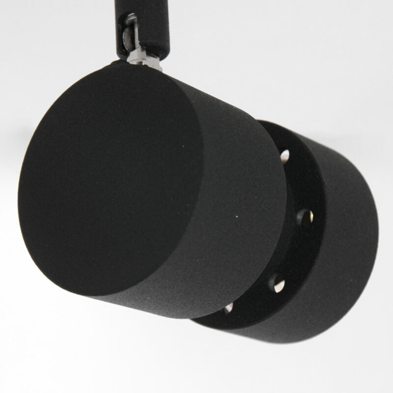 Spot 2 lumières Natasja 7902ZW noir avec ampoules GU10 - Image 2