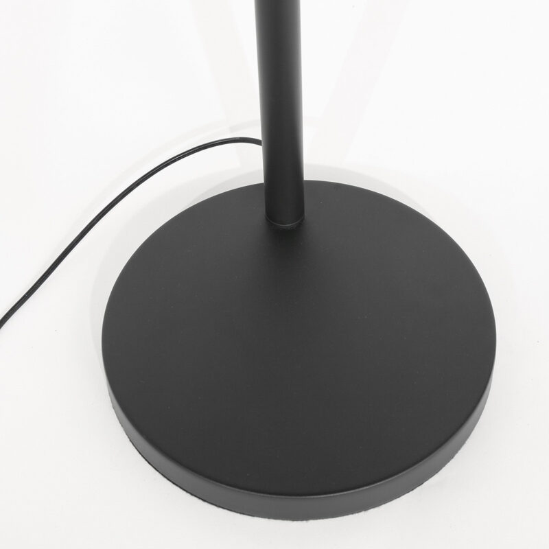 3 Lichts vloerlamp Sparkled Light 3822ZW met wit linnen kappen - Afbeelding 11