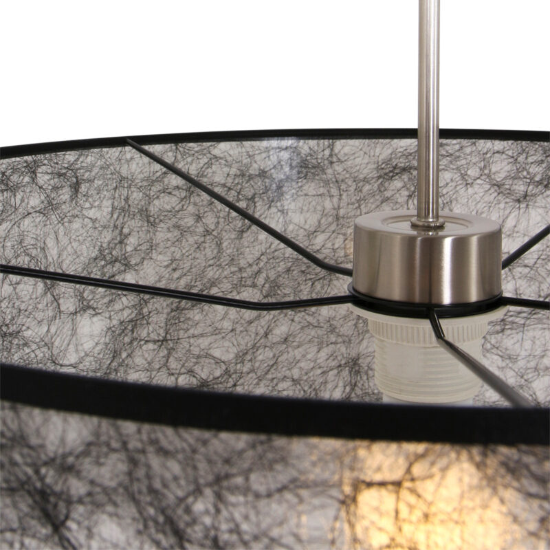 Hanglamp Sparkled Light 9888ST met zwarte kap - Afbeelding 12