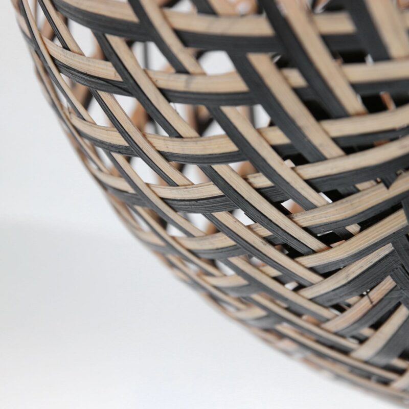 Bamboe houten plafondlamp Maze 3129BE lichtbruin met zwart - Afbeelding 11