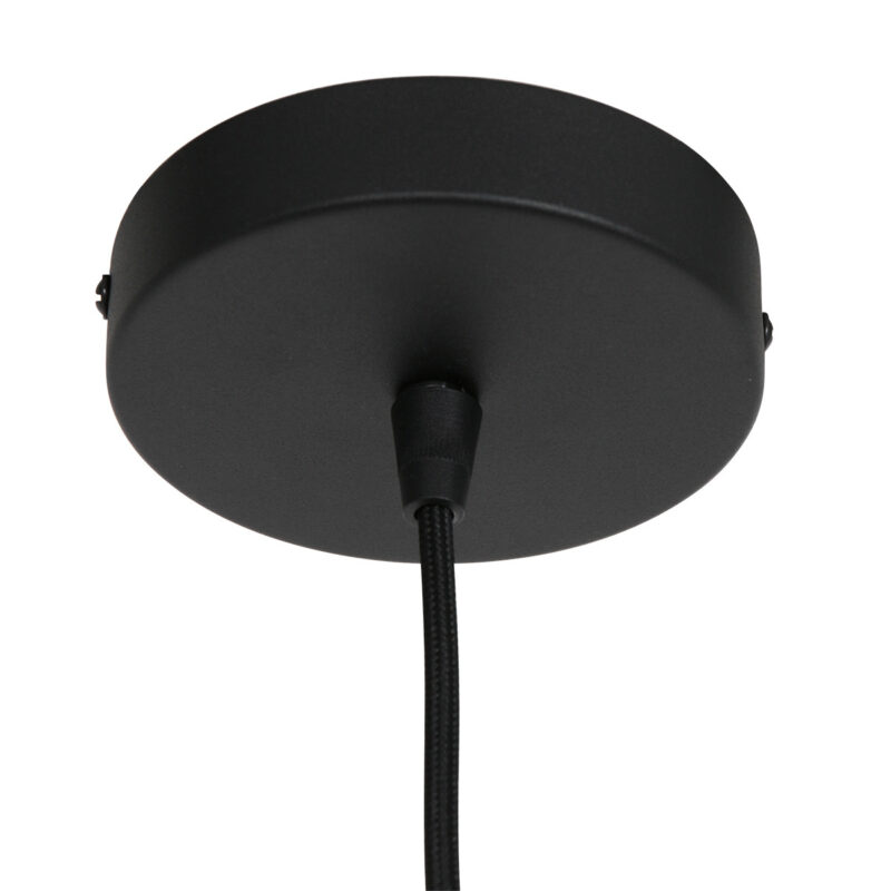 Bamboe met houten hanglamp Maze 7505ZW Zwart Bruin - Afbeelding 11