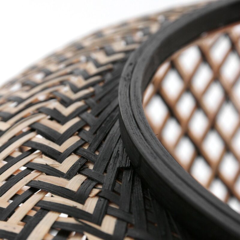 Bamboe met houten hanglamp Maze 7506ZW Zwart Bruin - Afbeelding 11