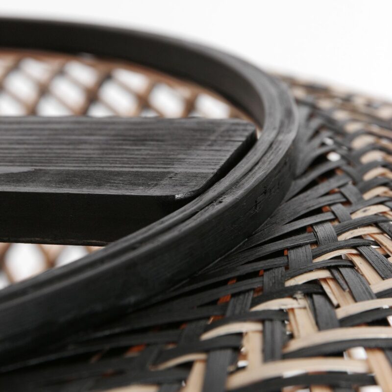 Bamboe met houten hanglamp Maze 7506ZW Zwart Bruin - Afbeelding 4