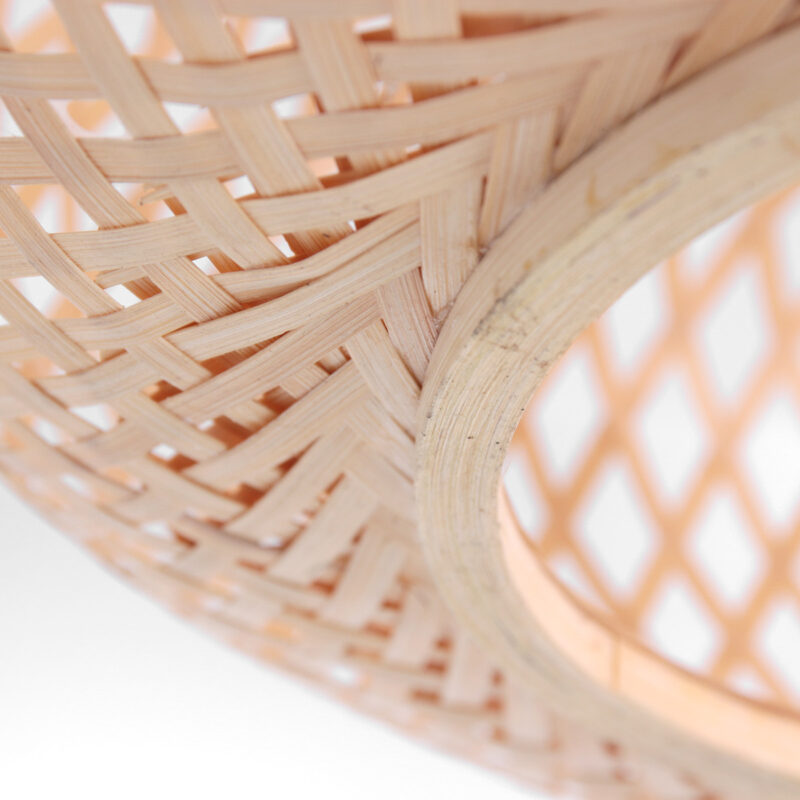 Blank Bamboe plafondlamp Maze 3128BE licht bruine plafonniere - Afbeelding 3