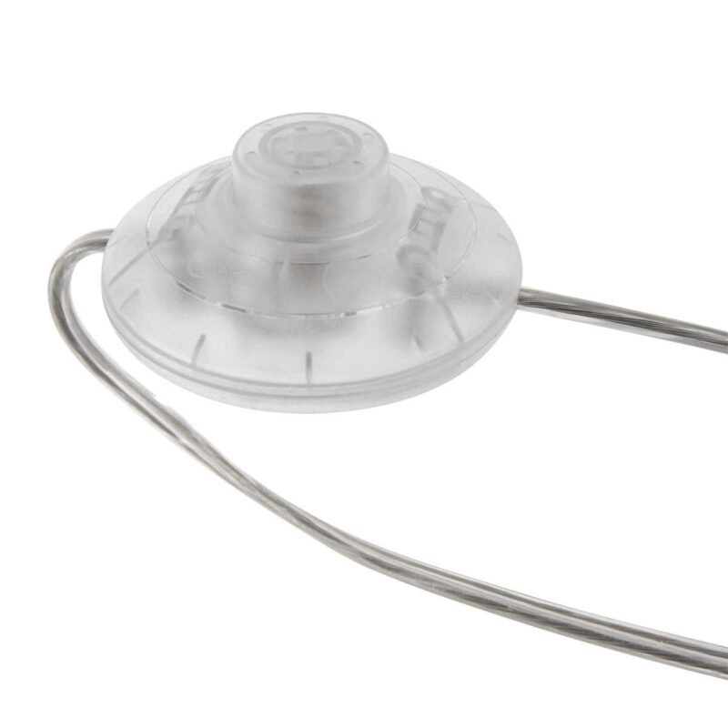 Booglamp Solva 3911ST met een grof wit linnen kap - Afbeelding 11