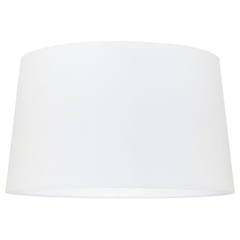 Booglamp Solva 3916ST met een wit linnen lampenkap - Afbeelding 5