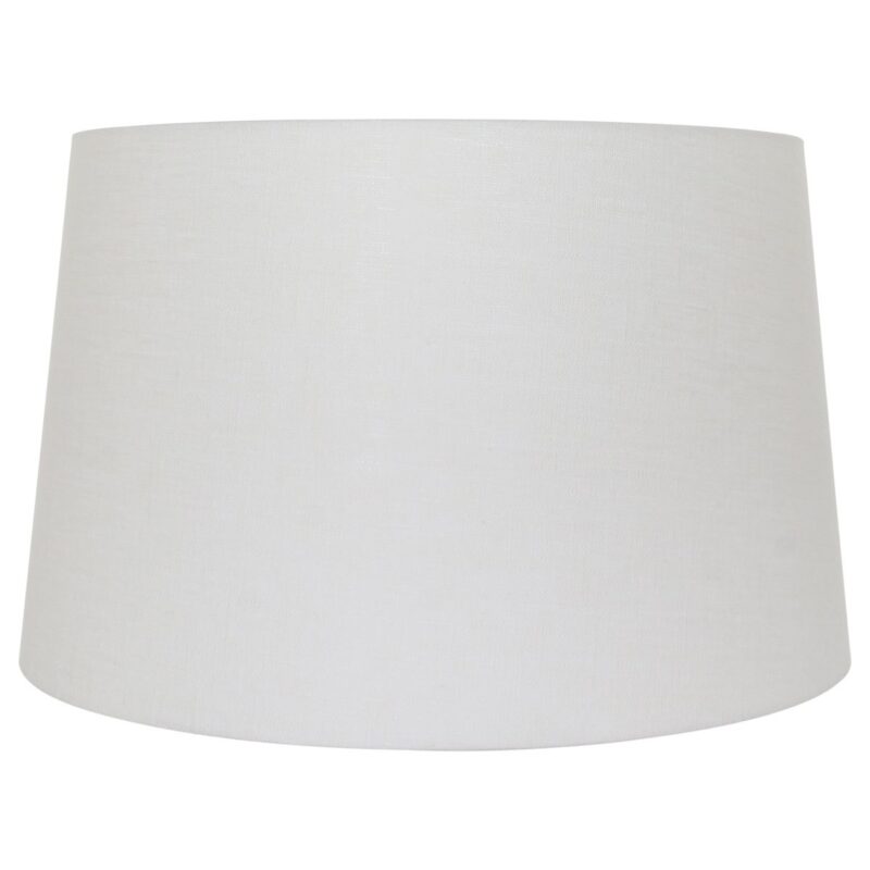 Booglamp Solva 3918ST met een grijs linnen lampenkap - Afbeelding 5
