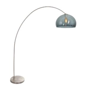 Booglamp Solva 3920ST met een smoke kleurige kunststof bol