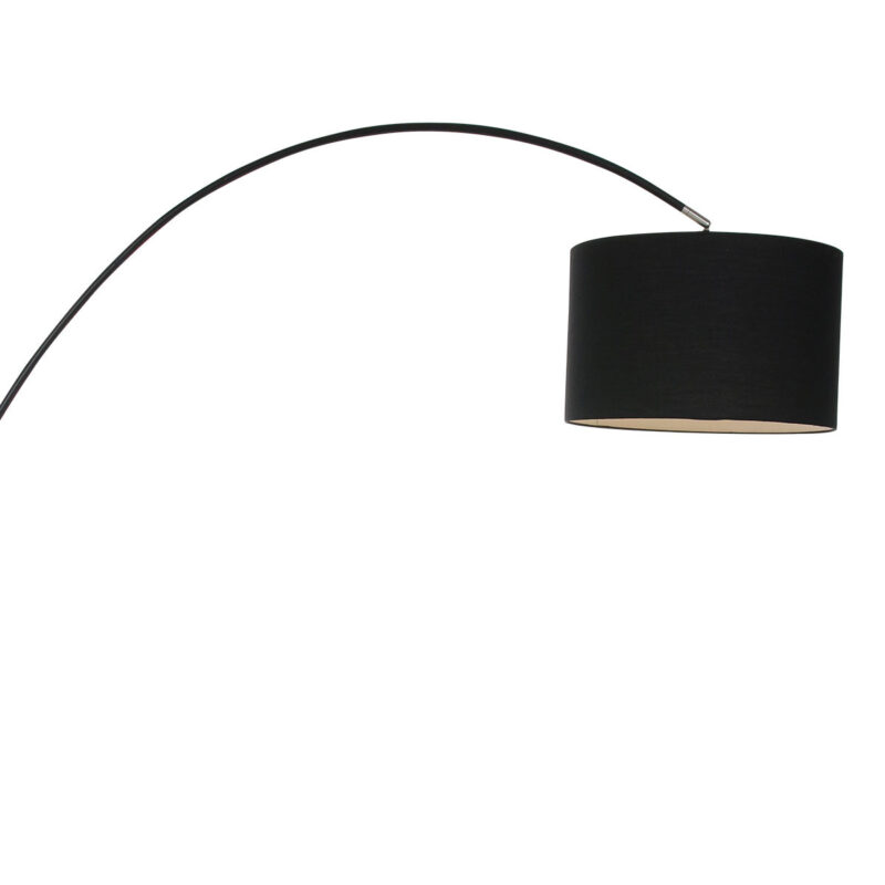Booglamp Solva 7976ZW met zwarte lampenkap E27 - Afbeelding 12