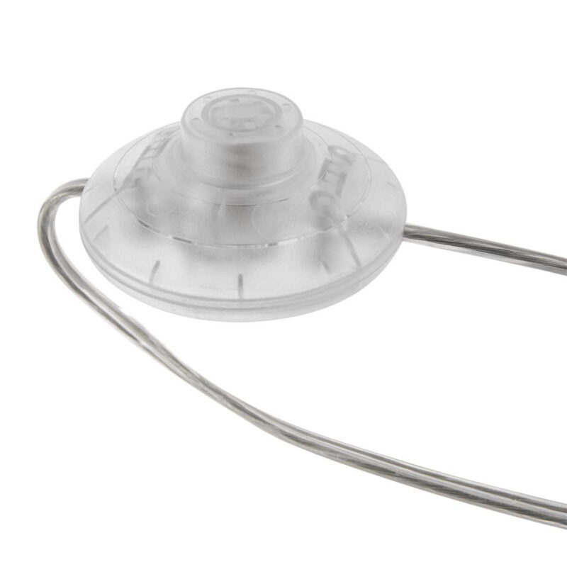 Booglamp Solva 7977ST met grof linnen witte lampenkap E27 - Afbeelding 14
